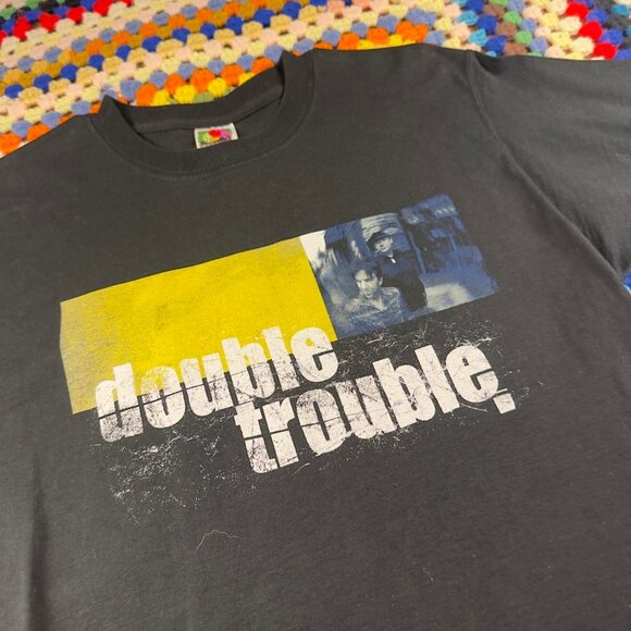 Vintage 90s Stevie Ray Vaughan Double Trouble Band T-Shirt | Fits like Small - Picture 2 of 7